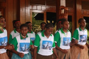 Anak-anak Asrama Putri Salus Populi Timika